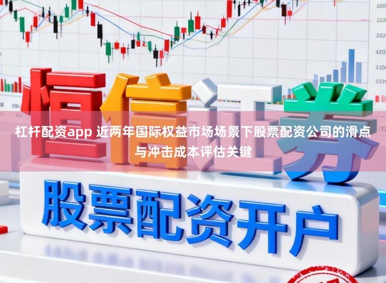 杠杆配资app 近两年国际权益市场场景下股票配资公司的滑点与冲击成本评估关键