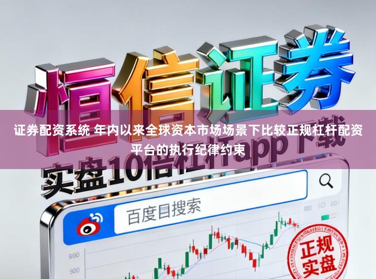 证券配资系统 年内以来全球资本市场场景下比较正规杠杆配资平台的执行纪律约束